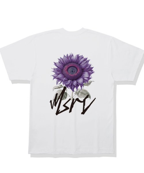 MONSTER REPUBLIC(モンスターリパブリック)の「サンフラワーラベンダーパープルTシャツホワイト(Tシャツ/カットソー・レディース・その他・LARGE/MEDIUM/SMALL/X-LARGE)」の2枚目の写真