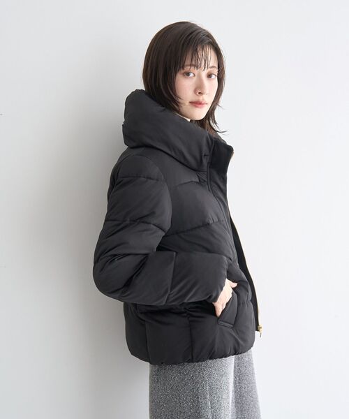 YECCA VECCA(イェッカヴェッカ)の「カチオンジャージーブルゾン(ブルゾン・レディース・グレイッシュベージュ/ブラック・FREE)」の15枚目の写真