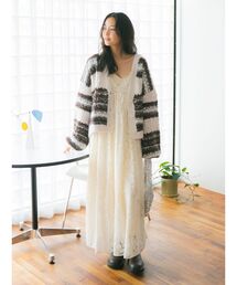 Ungrid | バテン起毛レースキャミワンピース(ワンピース)