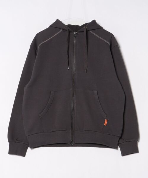 KRIFF MAYER（クリフメイヤー）の「【伸縮性･ストレッチ】のび~る裏毛フード刺繍パーカー（パーカー・メンズ・ブルー/オートミール/チャコール/カラフル・X-LARGE/LARGE/MEDIUM）」の9枚目の写真