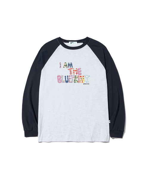 PAGESIISII（ページシシ）の「アイアムパッチプリントオーバーサイズロングスリーブ[3カラー]（Tシャツ/カットソー・レディース・ホワイト/ネイビー/ブラウン・MEDIUM/LARGE）」の3枚目の写真