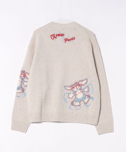 KENZO（ケンゾー）の「'KENZO Winter Holidays' エンブロイダリー ジャンパー イン ウール（その他トップス・メンズ・ホワイト系その他・MEDIUM/SMALL/LARGE）」の3枚目の写真