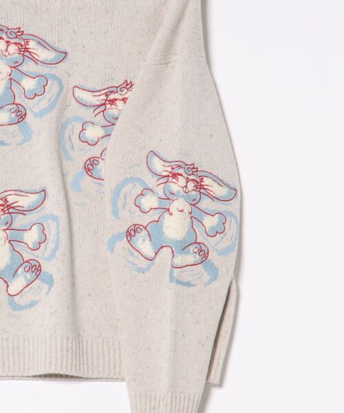 KENZO（ケンゾー）の「'KENZO Winter Holidays' エンブロイダリー ジャンパー イン ウール（その他トップス・メンズ・ホワイト系その他・MEDIUM/SMALL/LARGE）」の4枚目の写真