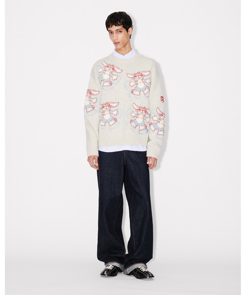 KENZO(ケンゾー)の「'KENZO Winter Holidays' エンブロイダリー ジャンパー イン ウール(その他トップス・メンズ・ホワイト系その他・MEDIUM/SMALL/LARGE)」の7枚目の写真