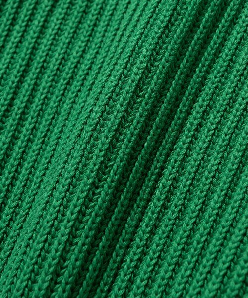 KNITTED(ニッティド)の「コットンミニマルラウンドニットGREEN(ニット/セーター・レディース・その他・LARGE/MEDIUM/X-LARGE)」の6枚目の写真