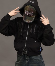 Art re A select | 【SEQUENZ/シークエンズ】SEE-THROUGH LOGO ZIP P/K(パーカー)