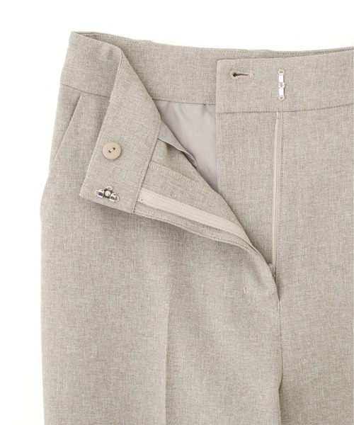 NATURAL BEAUTY BASIC（ナチュラルビューティーベーシック）の「◇メランジシャークスキン SETUP ストレートパンツ（スラックス・レディース・グレー/ベージュ・MEDIUM/SMALL/LARGE）」の12枚目の写真