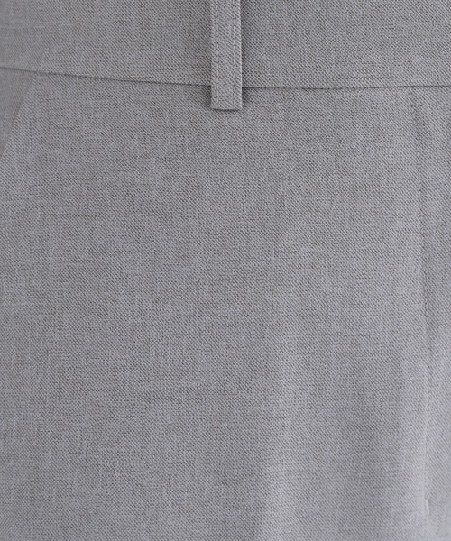 NATURAL BEAUTY BASIC（ナチュラルビューティーベーシック）の「◇メランジシャークスキン SETUP ストレートパンツ（スラックス・レディース・グレー/ベージュ・MEDIUM/SMALL/LARGE）」の19枚目の写真