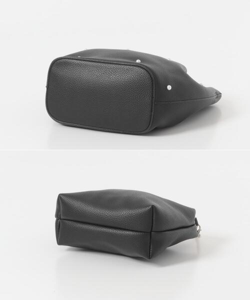 RODE SKO(ロデスコ)の「インバッグ付パールバッグ(ハンドバッグ・レディース・グレー/ブラック・ONE)」の15枚目の写真