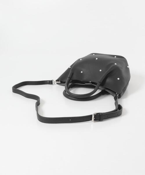 RODE SKO(ロデスコ)の「インバッグ付パールバッグ(ハンドバッグ・レディース・グレー/ブラック・ONE)」の16枚目の写真