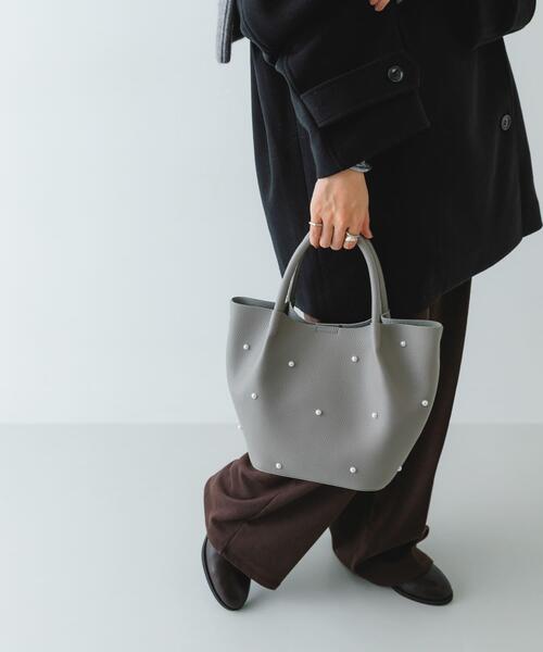 RODE SKO(ロデスコ)の「インバッグ付パールバッグ(ハンドバッグ・レディース・グレー/ブラック・ONE)」の21枚目の写真