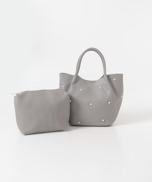 セール】インバッグ付パールバッグ（ハンドバッグ）｜RODE SKO