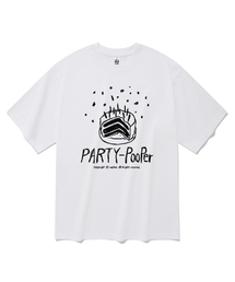 パーティプファー半袖Tシャツホワイト