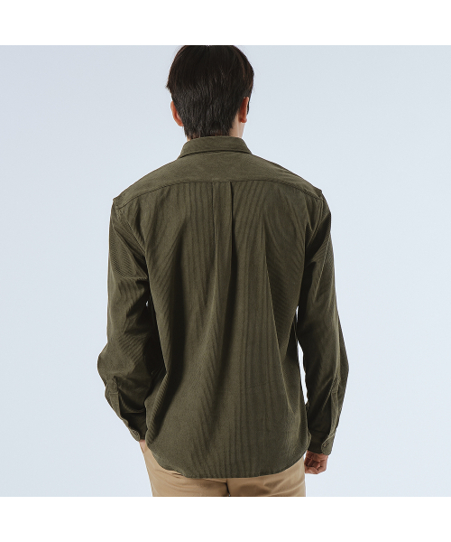 LXT（エルエックスティー）の「コーデュロイストレートシャツ[カーキ]（シャツ/ブラウス・メンズ・その他・95/100/105/110/120/130）」の7枚目の写真