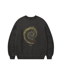 AMMONITE PIGMENT SWEATSHIRT (CHARCOAL)