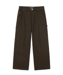 EXCONTAINER（エックスコンテナ）の「ダブルニカーペンターダイングパンツ (ブラウン)（その他パンツ）」