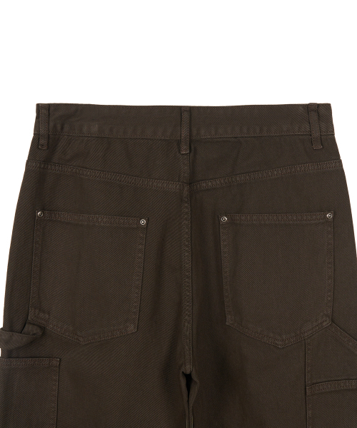 EXCONTAINER（エックスコンテナ）の「ダブルニカーペンターダイングパンツ (ブラウン)（その他パンツ・メンズ・その他・SMALL/MEDIUM/LARGE/X-LARGE）」の4枚目の写真
