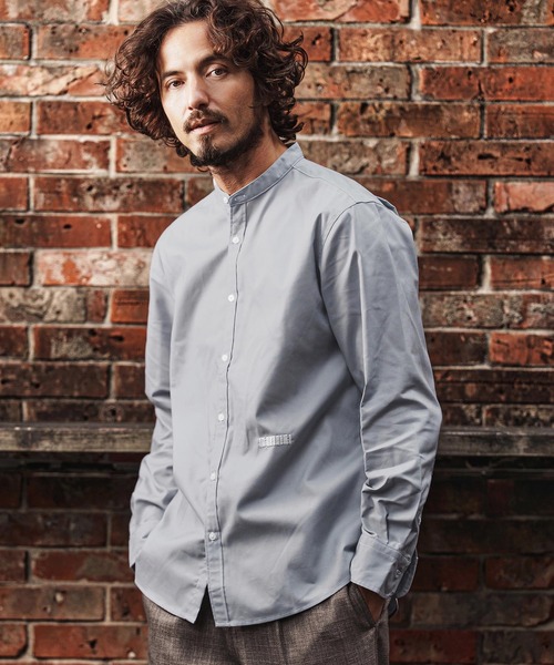 felkod（フィルコッド）の「ms6346-Band Collar Oxford Shirts シャツ(F26S320)（シャツ/ブラウス・メンズ・ホワイト/ネイビー/グレー・S/M/L/XL）」の9枚目の写真