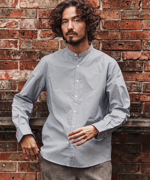 felkod（フィルコッド）の「ms6346-Band Collar Oxford Shirts シャツ(F26S320)（シャツ/ブラウス・メンズ・ホワイト/ネイビー/グレー・S/M/L/XL）」の10枚目の写真