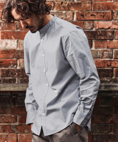 felkod（フィルコッド）の「ms6346-Band Collar Oxford Shirts シャツ(F26S320)（シャツ/ブラウス・メンズ・ホワイト/ネイビー/グレー・S/M/L/XL）」の11枚目の写真