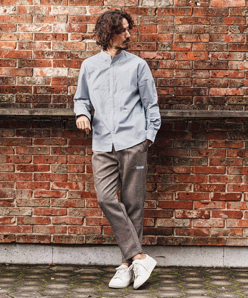 felkod（フィルコッド）の「ms6346-Band Collar Oxford Shirts シャツ(F26S320)（シャツ/ブラウス・メンズ・ホワイト/ネイビー/グレー・S/M/L/XL）」の12枚目の写真