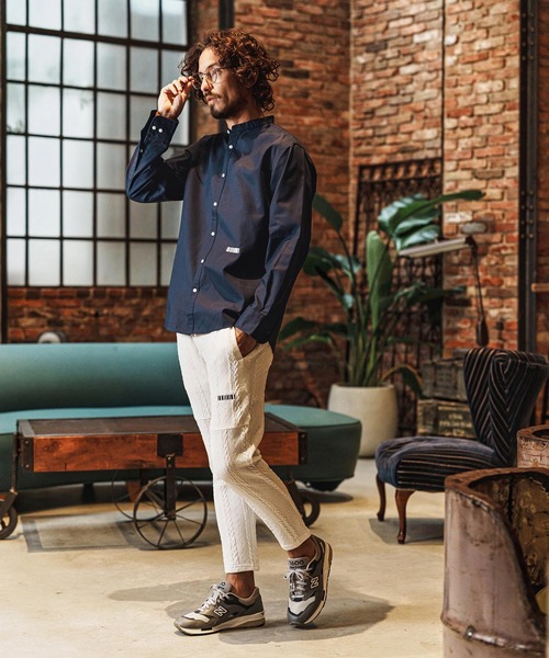 felkod（フィルコッド）の「ms6346-Band Collar Oxford Shirts シャツ(F26S320)（シャツ/ブラウス・メンズ・ホワイト/ネイビー/グレー・S/M/L/XL）」の18枚目の写真