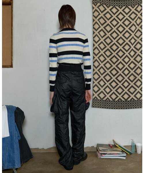 AOPT(アオプト)の「SHIRRING PARACHUTE PANTS - BLACK(その他パンツ・レディース・その他・SMALL/MEDIUM)」の5枚目の写真