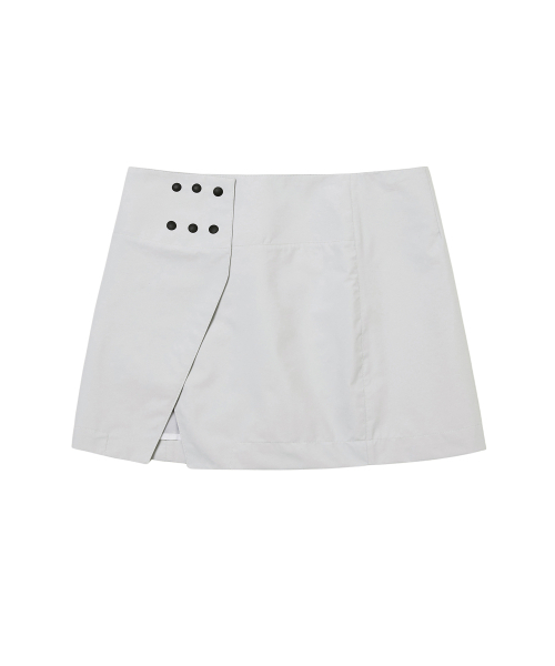 SEEN(シーン)の「MINI WRAP SKIRT (Light Grey)(スカート・レディース・その他・OS)」の2枚目の写真