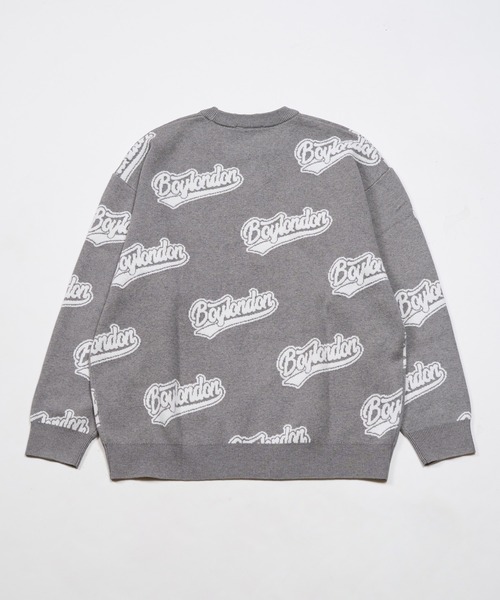BOY LONDON(ボーイロンドン)の「【BOY LONDON】BOY LOGO JACQUARD KNIT PULLOVER(ニット/セーター・メンズ・グレー・X-LARGE/LARGE/MEDIUM)」の4枚目の写真