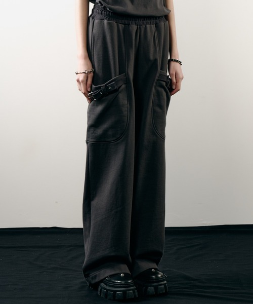 AIVER（アイバー）の「AIVER　ヘビースウェットガーデニングパンツ（スウェットパンツ・メンズ・ブラック/チャコールグレー・LARGE/MEDIUM/SMALL）」の22枚目の写真