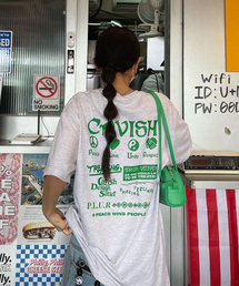 Cavish（カビシ）の「PLUR SS TEE LIGHT GRAY(CV2BMMT515A)（Tシャツ/カットソー・メンズ）」