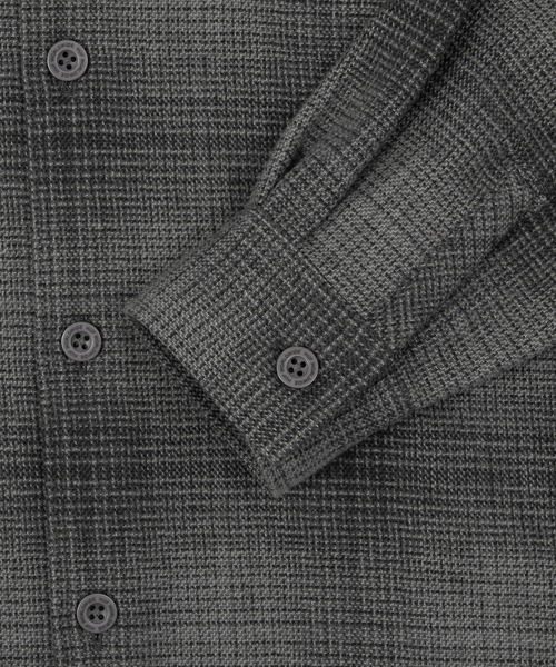 HUF(ハフ)の「HUF eightynine PLAID SHIRT(シャツ/ブラウス・メンズ・ブラック/ナチュラル・L/M/XL/S)」の13枚目の写真