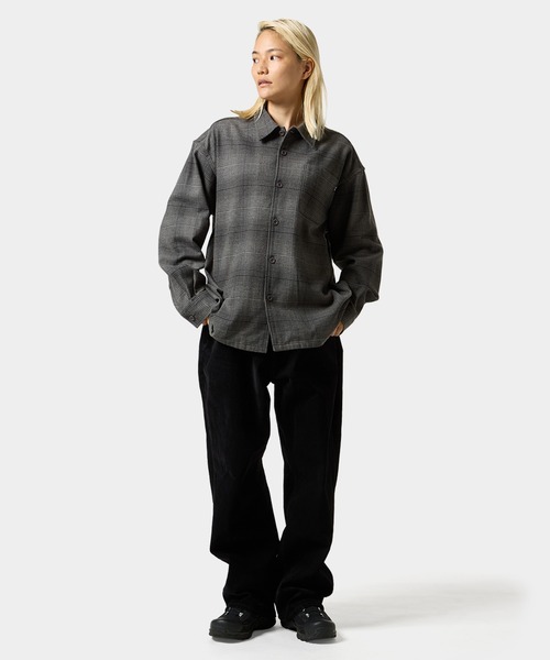 HUF(ハフ)の「HUF eightynine PLAID SHIRT(シャツ/ブラウス・メンズ・ブラック/ナチュラル・L/M/XL/S)」の7枚目の写真