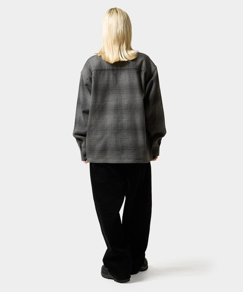 HUF(ハフ)の「HUF eightynine PLAID SHIRT(シャツ/ブラウス・メンズ・ブラック/ナチュラル・L/M/XL/S)」の9枚目の写真