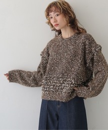 【CLEIO】裾ループ編みニット HEM LOOP KNIT/986-14620