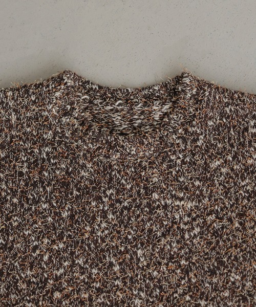 CLEIO(クレイオ)の「【CLEIO】裾ループ編みニット HEM LOOP KNIT/986-14620(ニット/セーター・レディース・ブラウン/ホワイト系その他/グレー・FREE)」の9枚目の写真