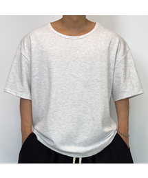 Uネックオーバーサイズ半袖Tシャツ