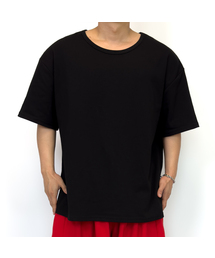 Uネックオーバーサイズ半袖Tシャツ