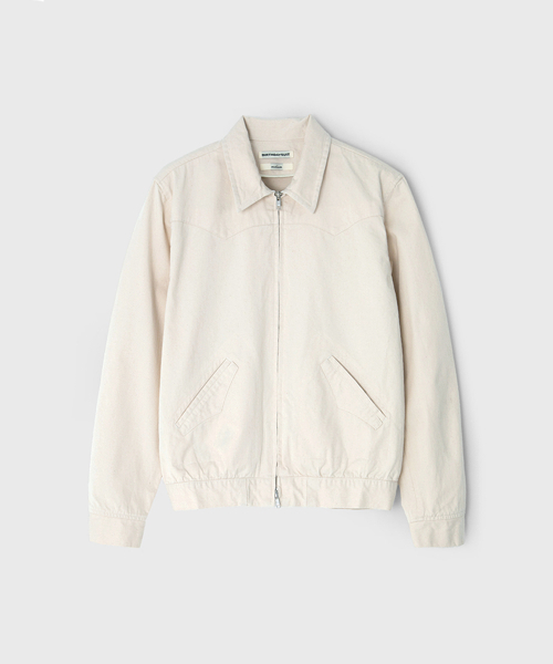 BIRTHDAYSUIT(バースデースーツ)の「TWILL WESTERN JACKET (NATURAL)(ナイロンジャケット・メンズ・その他・SMALL/MEDIUM)」の1枚目の写真