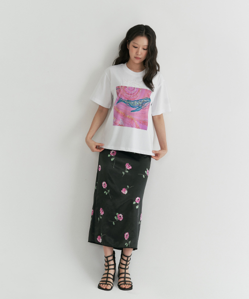 PLAYO(プレイオ)の「水の道 Tシャツ _ アイボリー(Tシャツ/カットソー・レディース・その他・SMALL/MEDIUM/LARGE)」の4枚目の写真