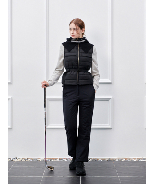 NITINA（ニティナ）の「パディングストリングパンツBK（スラックス・レディース・ブラック・SMALL/MEDIUM/LARGE）」の4枚目の写真