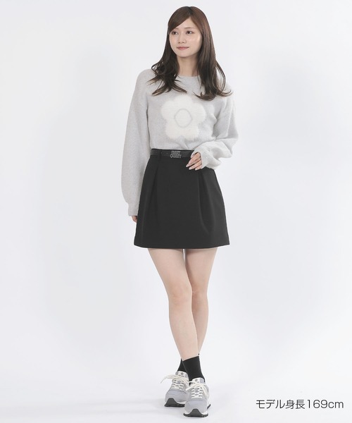 MARY QUANT（マリークワント）の「ファーデイジーラメニット プルオーバー（ニット/セーター・レディース・グレー/ピンク/ブラック・M）」の11枚目の写真