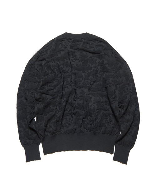 uniform experiment（ユニフォームエクスペリメント）の「JACQUARD KNIT（ニット/セーター・メンズ・ブラック・1/2/3/4/5）」の3枚目の写真