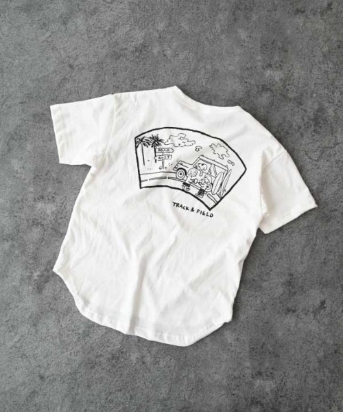 jeans-b 2nd(ジーンズベーセカンド)の「Jeans-b 2nd/ジーンズベーセカンド MOTOR TEAMTシャツ(Tシャツ/カットソー・キッズ・ブラック/レッド/オフホワイト・160cm/150cm/140cm/130cm/120cm/110cm)」の14枚目の写真