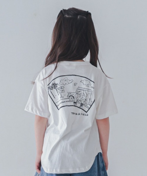 jeans-b 2nd(ジーンズベーセカンド)の「Jeans-b 2nd/ジーンズベーセカンド MOTOR TEAMTシャツ(Tシャツ/カットソー・キッズ・ブラック/レッド/オフホワイト・160cm/150cm/140cm/130cm/120cm/110cm)」の19枚目の写真