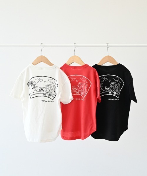 jeans-b 2nd(ジーンズベーセカンド)の「Jeans-b 2nd/ジーンズベーセカンド MOTOR TEAMTシャツ(Tシャツ/カットソー・キッズ・ブラック/レッド/オフホワイト・160cm/150cm/140cm/130cm/120cm/110cm)」の13枚目の写真