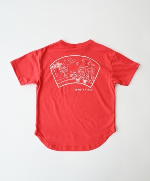 jeans-b 2nd(ジーンズベーセカンド)の「Jeans-b 2nd/ジーンズベーセカンド MOTOR TEAMTシャツ(Tシャツ/カットソー・キッズ・ブラック/レッド/オフホワイト・160cm/150cm/140cm/130cm/120cm/110cm)」の5枚目の写真