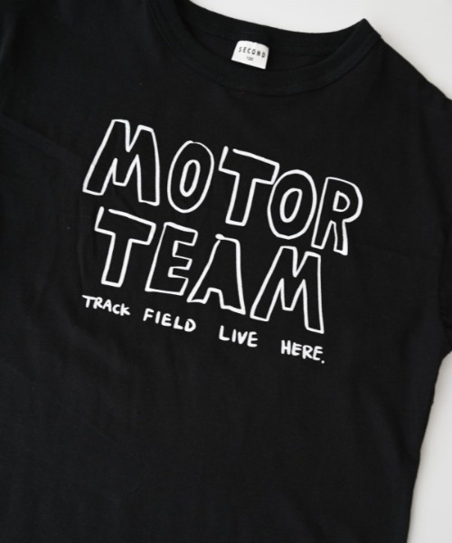 jeans-b 2nd(ジーンズベーセカンド)の「Jeans-b 2nd/ジーンズベーセカンド MOTOR TEAMTシャツ(Tシャツ/カットソー・キッズ・ブラック/レッド/オフホワイト・160cm/150cm/140cm/130cm/120cm/110cm)」の10枚目の写真