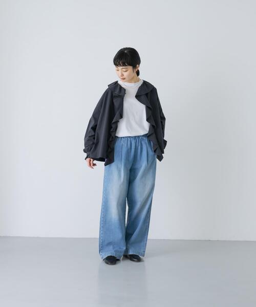 コットンフリルカラーシャツ（シャツ/ブラウス）｜かぐれ（カグレ）の