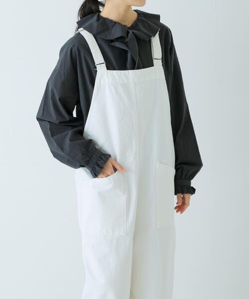 かぐれ（カグレ）の「コットンフリルカラーシャツ（シャツ/ブラウス